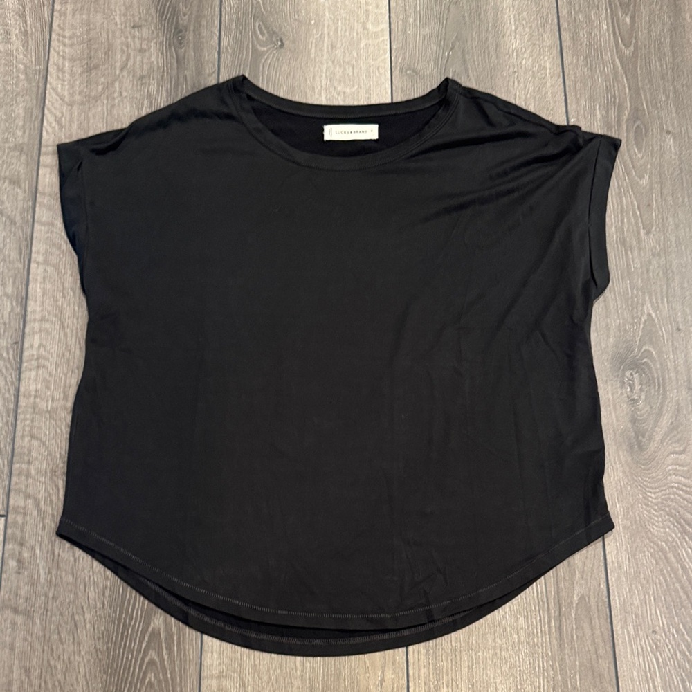 Lucky Brand Black Short Sleeve Tee